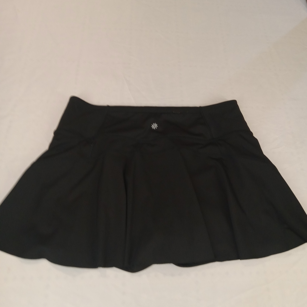 Athleta Women's Black Skater Short Skirt Size Large